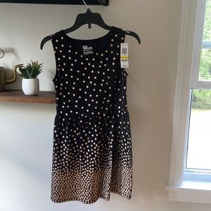 Black and rose gold girls dress! Size M